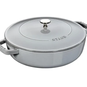 STAUB malmpott grafiit-hall 28 cm eestvaade