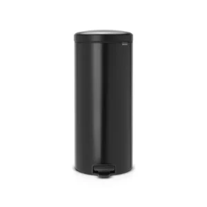 Brabantia 30 l jalaga prügikast mattmusta välispinnaga