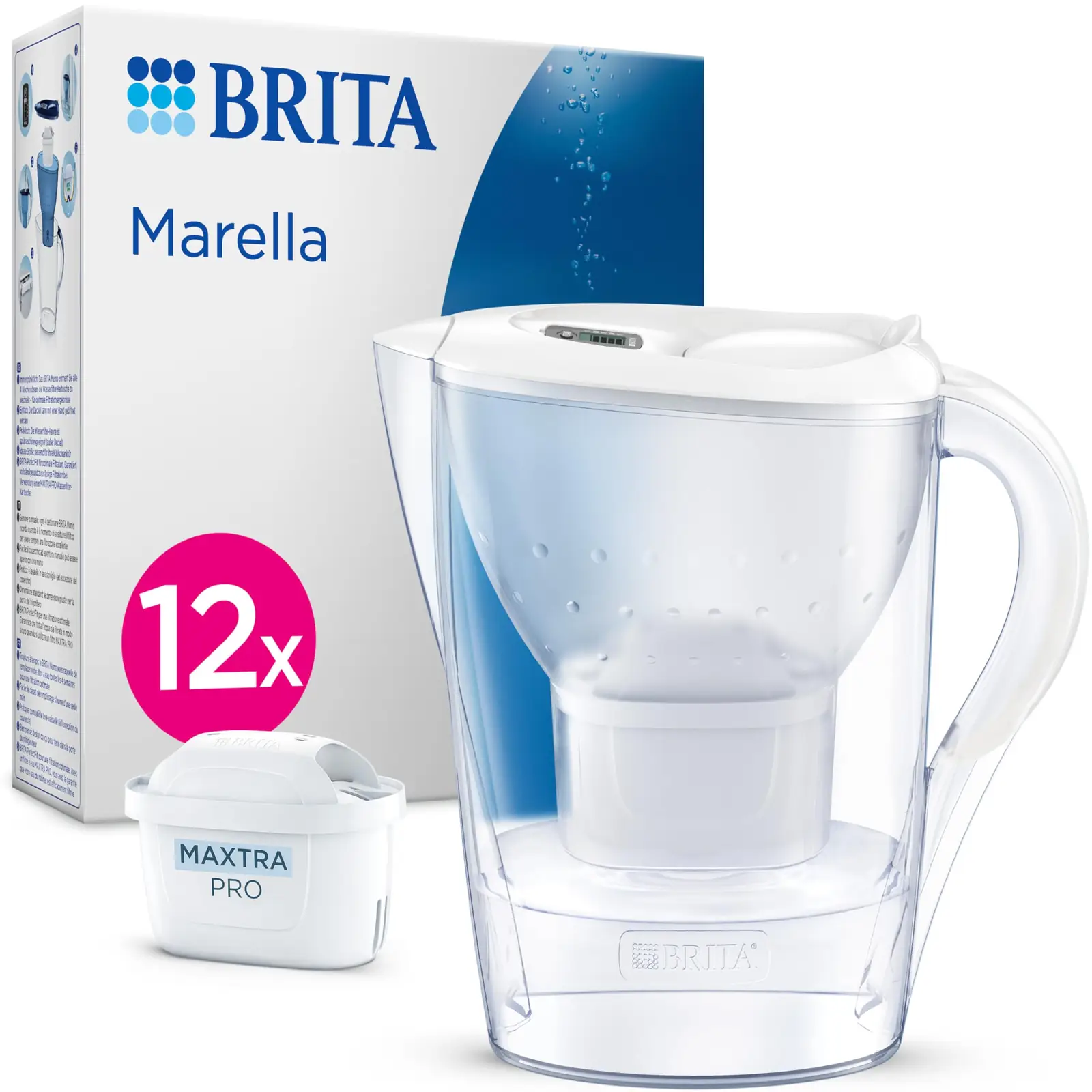 BRITA Marella filtrikann esivaade klapikorgiga