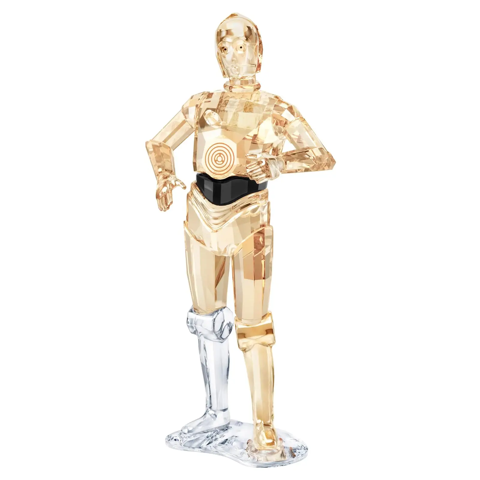 Swarovski C-3PO kristallfigur eestvaates