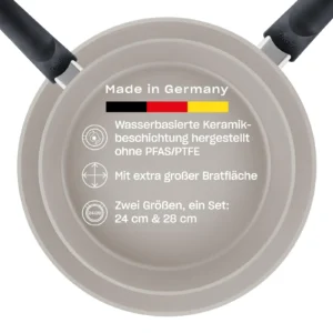 Fissler Ceratal 24 cm alumiiniumist praepann eesvaates