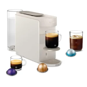 Nespresso ENV200.W esikülg ja juhtpaneel