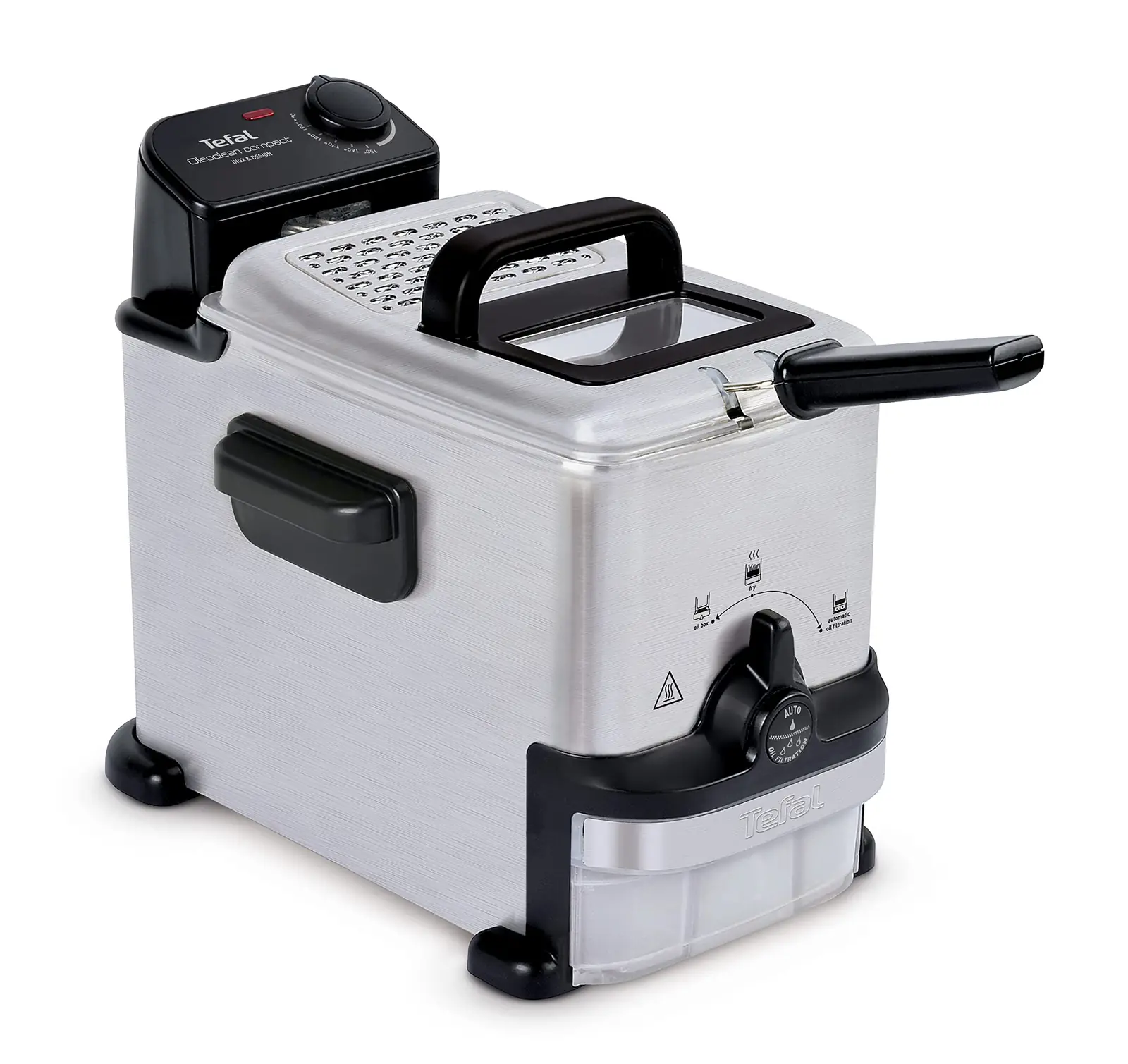 Tefal FR7016 eesvaade roostevabast korpusega