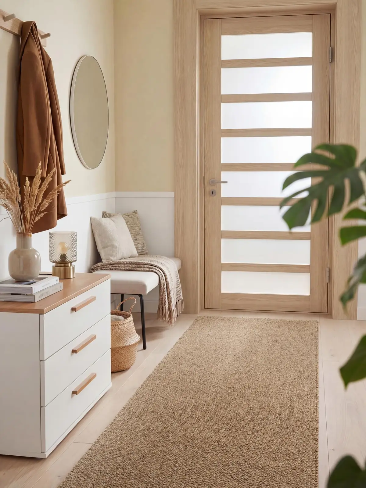 ELLE vaip karamell toon 80x240 cm eestvaade