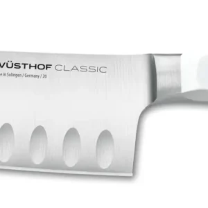 Kasutatud WÜSTHOF Santoku nuga eesvaates 14 cm tera