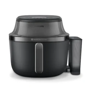 PHILIPS NA540/00 Steam Airfryer esivaade nähtavusakna ja panniga