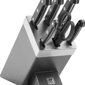 ZWILLING 7-osaline nuga- ja teritusplokk eestvaates