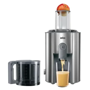 Braun J700 mahlapurustaja esivaade roostevabast terasest