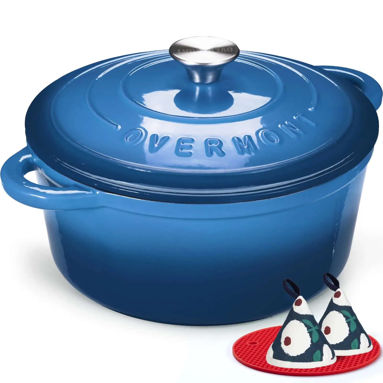 OVERMONT malmpott 28 cm eesvaade koos kaanega