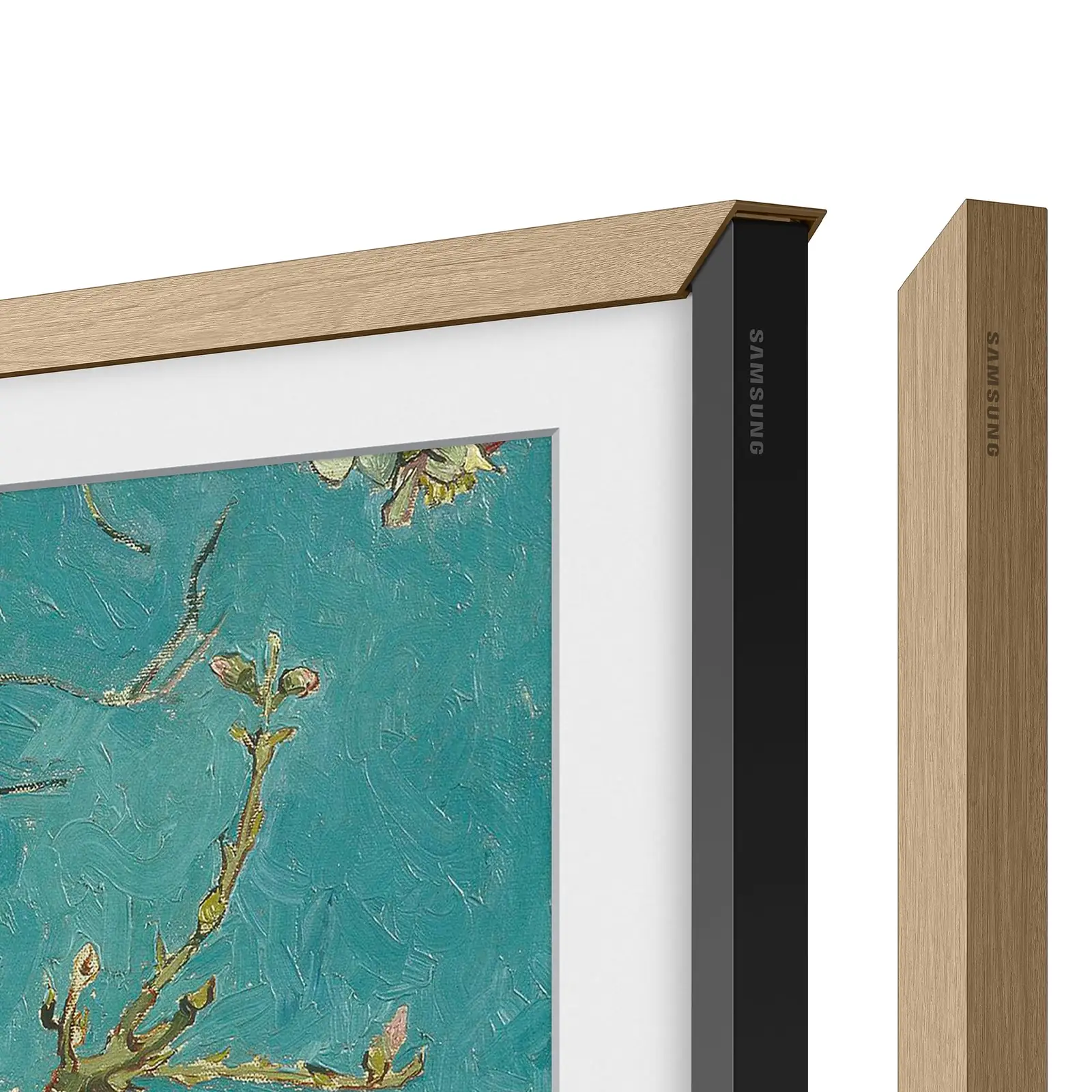 Samsung The Frame 32" sandgold plastikust pildiraam eestvaates