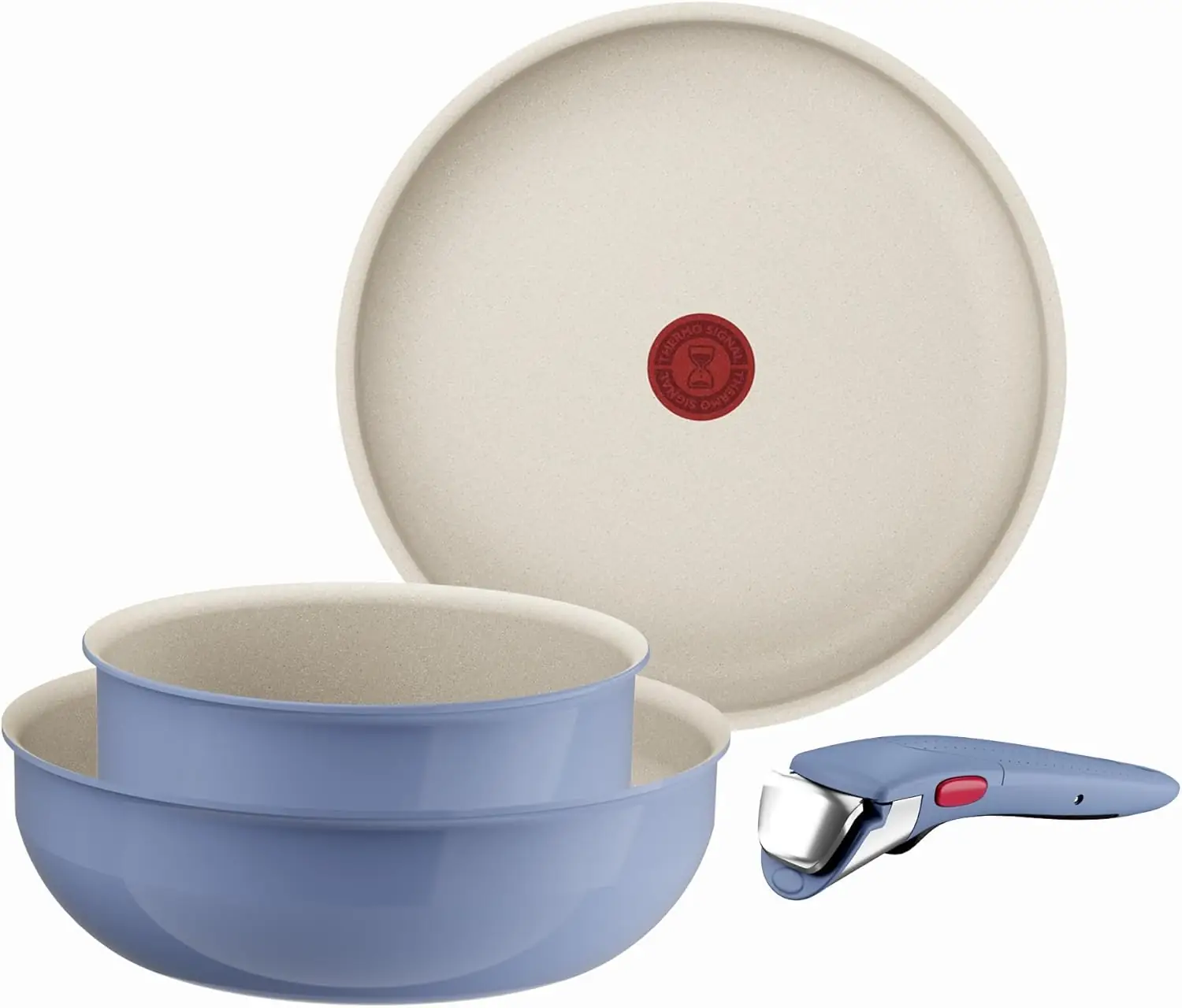 Tefal 4-osaline kööginõude komplekt eesmisel vaatel