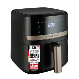 Russell Hobbs õhufritüür 4 3 l eestvaade must metallkorpus