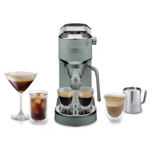 De'Longhi Dedica Duo EC890.GR espressomasin esiküljelt metallist korpusega