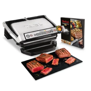 Tefal OptiGrill+ esivaade roostevabast terasest korpusega