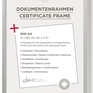 walther design alumiiniumraam A4 eesvaates